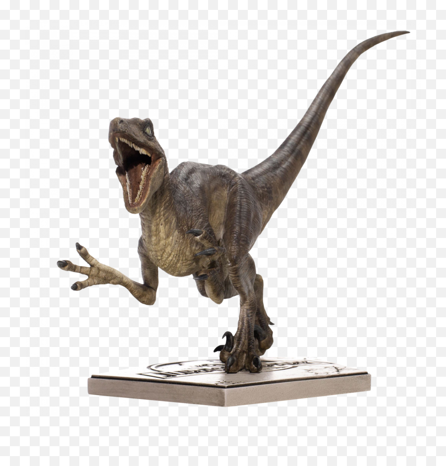 10 Scale Statue - Iron Studios Jurassic Park Velociraptor Png,Jurassic Park Transparent