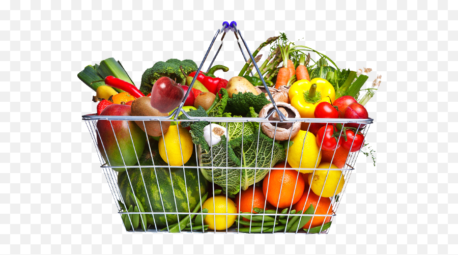 Fruit Veg Shopping Basket Transparent - Food No Back Ground Png,Food Transparent