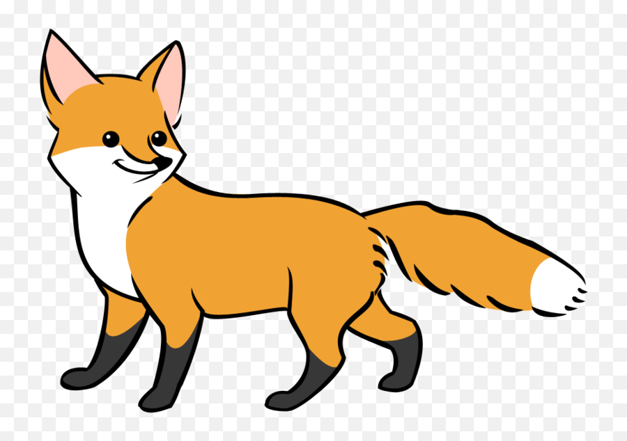 Red Fox Clipart - Fox Clipart Png,Fox Clipart Png