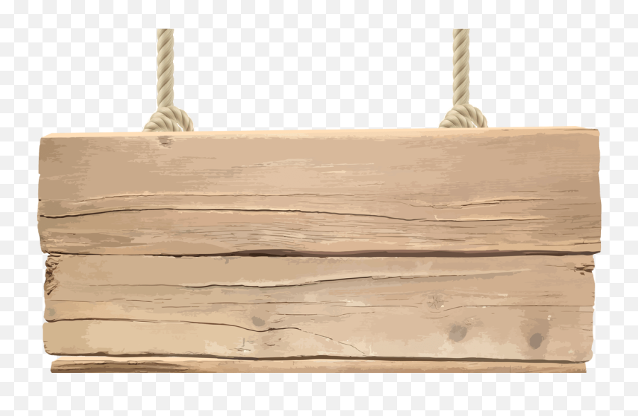 Wood Sign Clip Art - Transparent Cartoon Wood Plank Png,Wood Sign Png