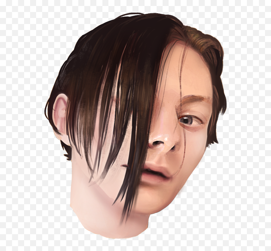Download Fan Artthis Sub Didnu0027t Have Enough Pics From The - Thereportoftheweek Hair Png,Emo Hair Png