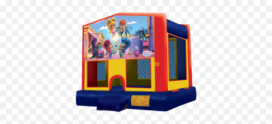 Shimmer And Shine Modular Bounce House Inflatable Bouncer - Rent Paw Patrol Bounce House Png,Shimmer And Shine Png