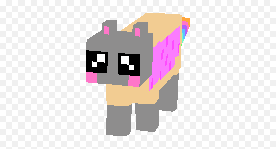 Kawaii Nyan Cat - Minecraft Skin Nyan Cat Png,Nyan Cat Png