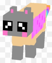 Kawaii Nyan Cat - Minecraft Skin Nyan Cat Png,Nyan Cat Png