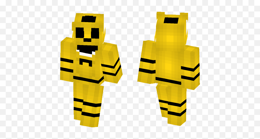 Download Golden Freddy Fazbear Minecraft Skin For Free - Minecraft Skin With Green Sweater Png,Freddy Fazbear Png