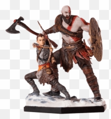 God Of War Statue Kratos U0026 Atreus 110 - Kratos Figure Png,Kratos Png