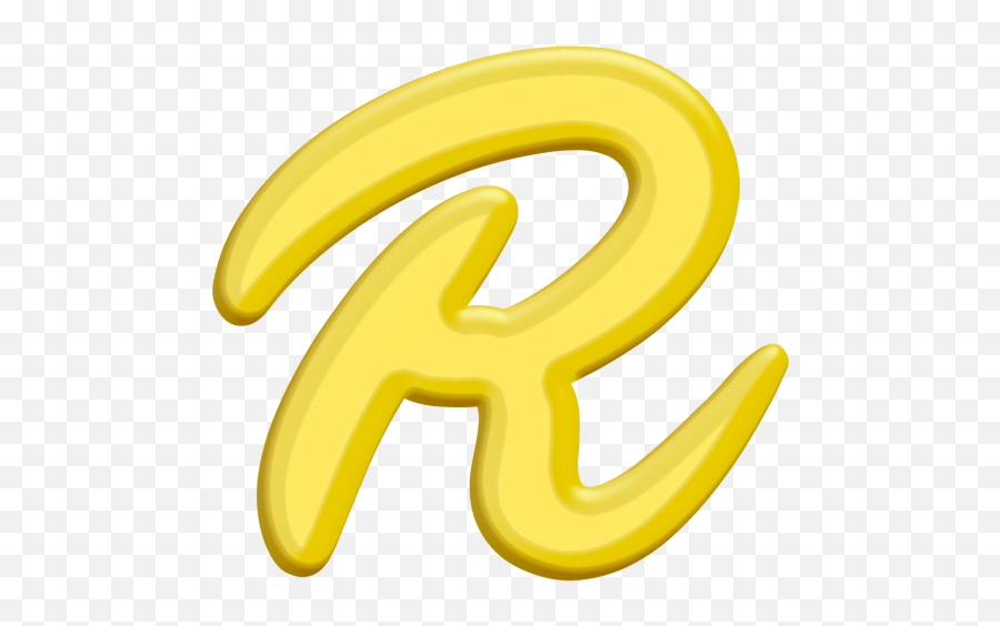 Banana Style Letter R Png Transparent Image - Freepngdesigncom Language,Letter R Png