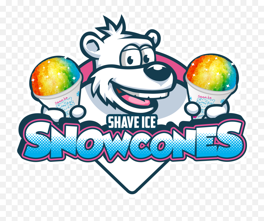 Snow Cone Logo Clipart - Snow Cones Cartoon Png,Snow Cone Png