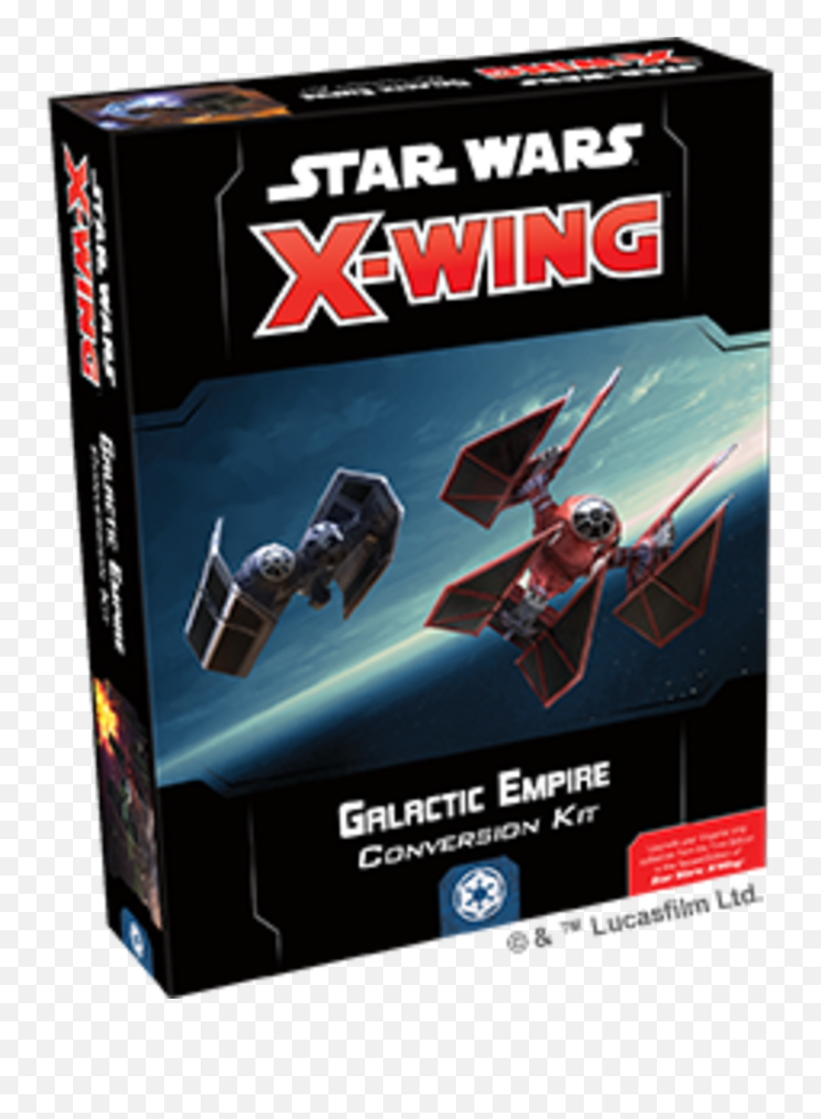 Fantasy Flight Games Star Wars X - Wing 2nd Edition Galactic Empire Conversion Kit Star Wars X Wing Conversion Kit Png,Galactic Empire Logo