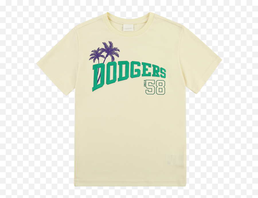 La Dodgers Big Logo Palm Tree Short Sleeve T - Shirt La Short Sleeve Png,Dodgers Logo Png