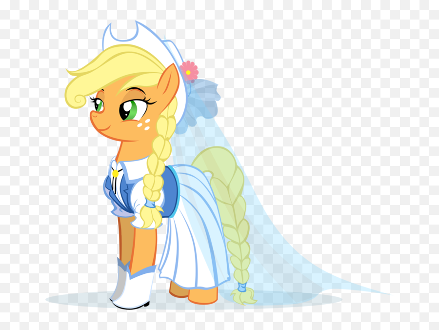 Image - 428646 My Little Pony Friendship Is Magic Know Applejack Wedding Dress Png,Applejack Png