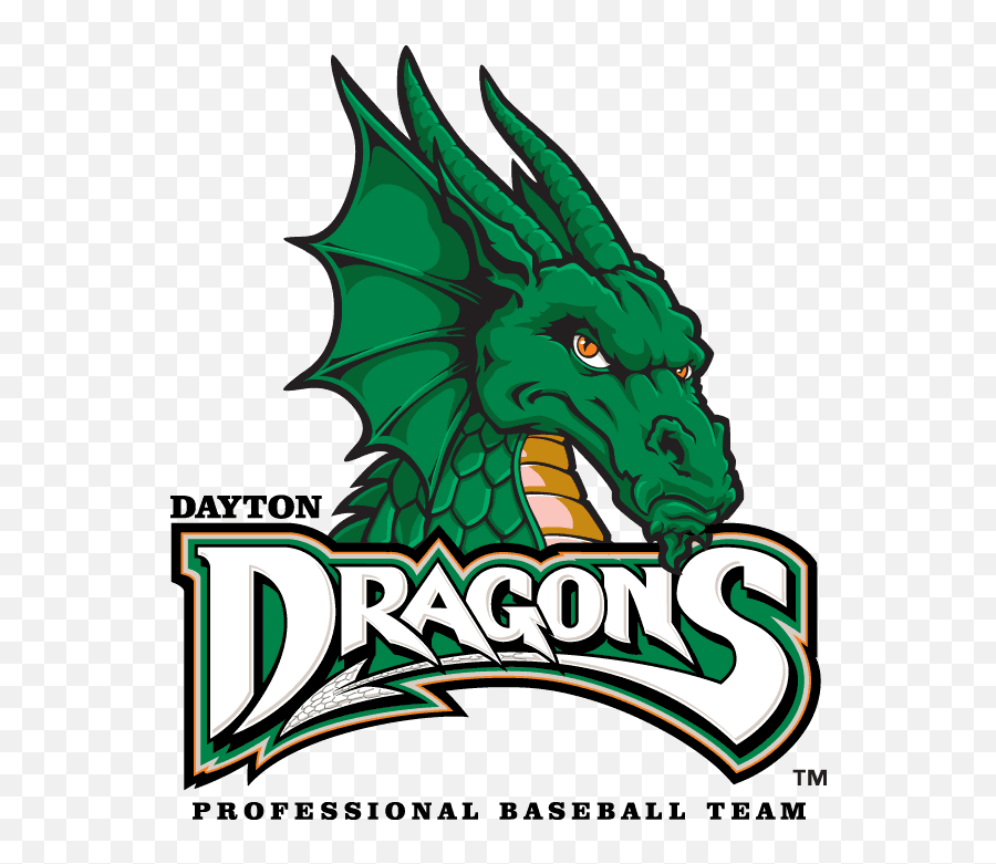 Dayton Dragons Primary Logo - Midwest League Mwl Chris Dayton Dragons Logo Png,Dragon Ball Logos
