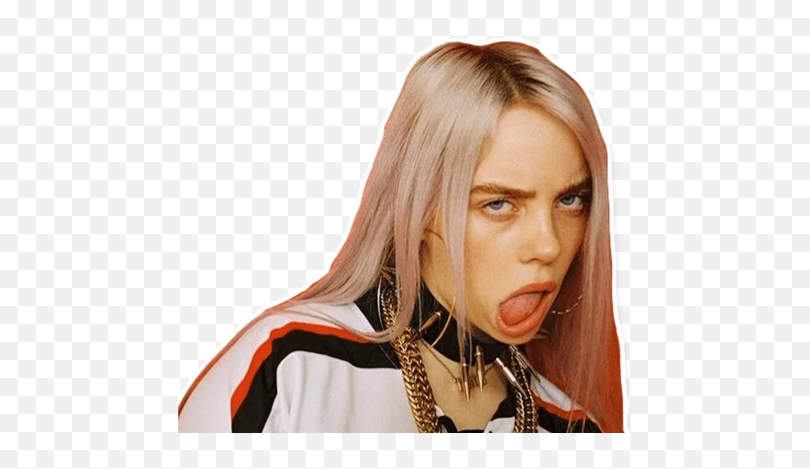 Billie Stickers Set For Telegram - Billie Eilish Photoshoot Tresrasche Png,Billie Eilish Png