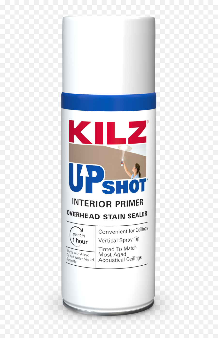 Kilz Upshot Aerosol Interior Primer Behr Pro - Automotive Care Png,Spray Paint Can Png
