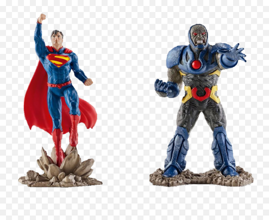 Justice - Schleich Superman Vs Darkseid Scenery Pack Png,Darkseid Png