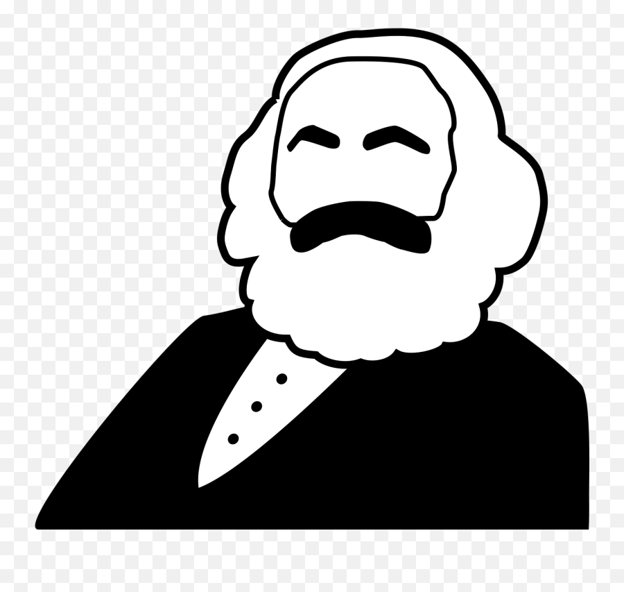 Icon Iconographic Karl Marx - Png Caricatura Karl Marx,Karl Marx Png