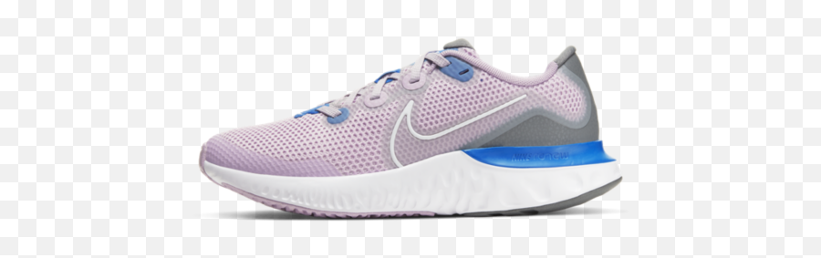 Nike Girls Renew Run Running Shoes Iced Lilacwhitesmoke - Ct1430510 Png,White Smoke Transparent