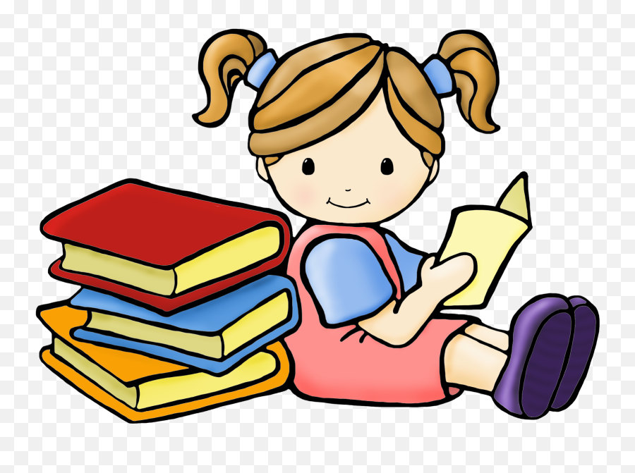 Writing Clipart Png Picture - Child Reading Books Clipart,Writing Clipart Png