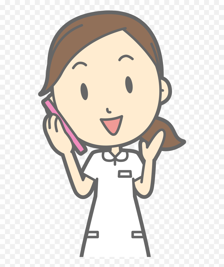 Female Using Smartphone - Talking On The Phone Clipart Png Png Download Clip Art Talking On The Phone,Phone Clipart Transparent