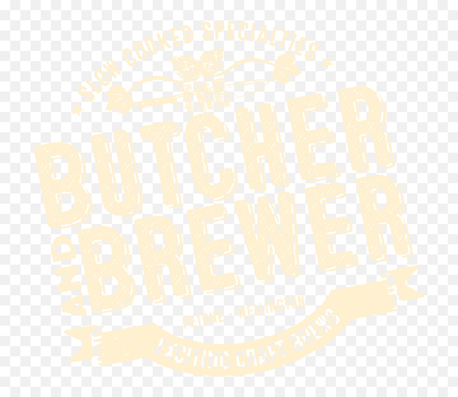 Homepage - The Butcher And Brewer Butcher And Brewer Petone Png,Butcher Logo