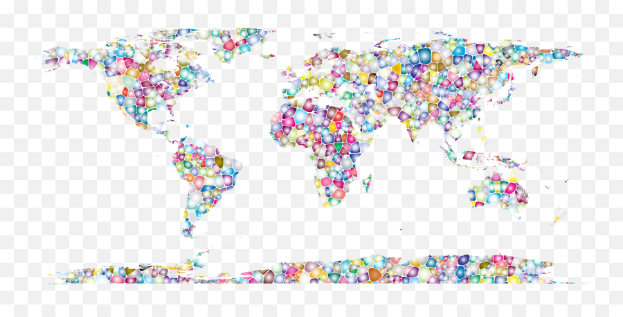 This Free Icons Png Design Of Sweet - Sprinkles World Map,World Map Png Transparent Background