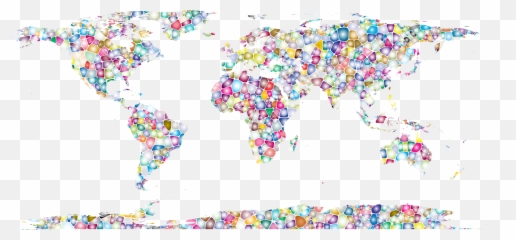This Free Icons Png Design Of Sweet - Sprinkles World Map
