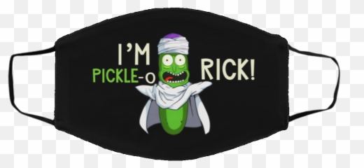 Pickle Rick Im - Polaris Face Mask png