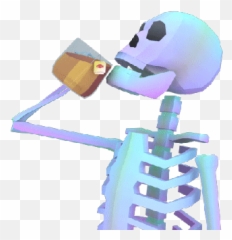 Spooky Skeleton Gifs Bring Humor To - Transparent Aesthetic png