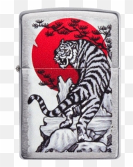 Asian Tiger - Zippo Lighter Zippo Png,Bengal Tiger Icon