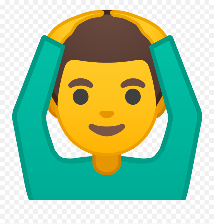 Man Gesturing Ok Icon Noto Emoji People Expressions - Man Gesturing Ok Emoji Png,Ok Icon Png