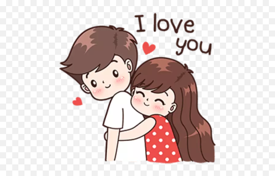 Wastickerapps - Cartoon Love Girl Boy Png,Fimbo Icon Pack For Android -  free transparent png images 