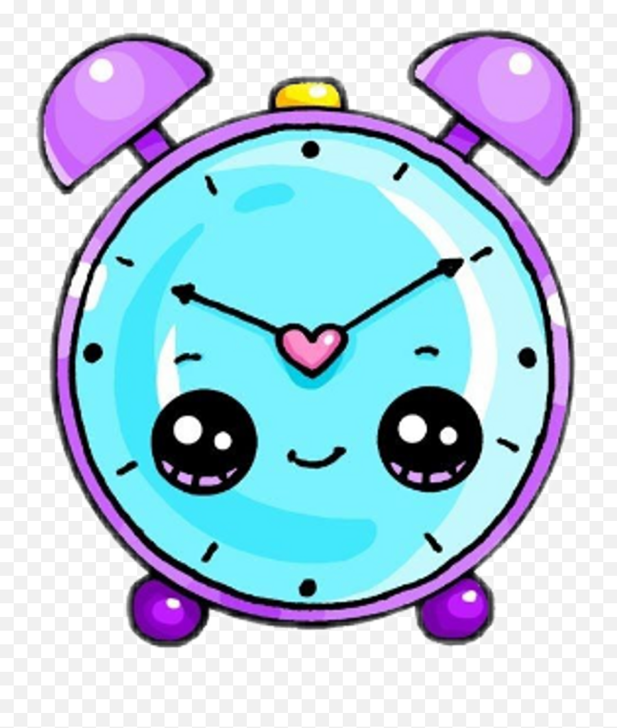 Freetoedit Kawaii Cute Reloj Watch - Alarm Clock Easy Draw Kawaii Cute  Drawings Png,Clock Transparent Png - free transparent png images -  