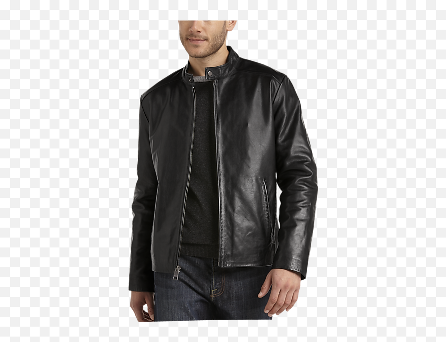 Marc New York Black Modern Fit Lambskin - Leather Modern Jacket For Men Png,Icon Hooligan 2 Etched Motorcycle Jacket