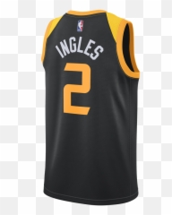 Yth 20 City Edition Swingman Jersey - Joe Ingles Black Nike Outerstuff Sleeveless png