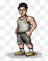 Man Standing Shorts Wrestling - shirt Free cliparts png