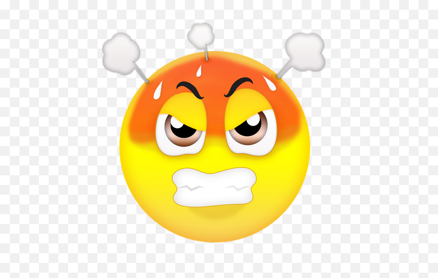 Angry Emoji Faces Png - Angry Clipart Emoji,Surprised Emoji Transparent Background