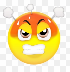 Angry Emoji Faces Png - Clipart