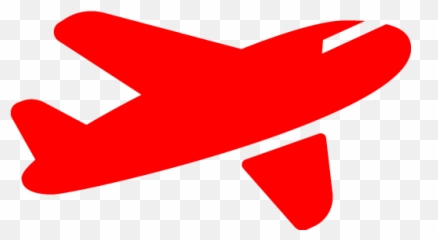 Red Airplane 11 Icon - Free red icons Orange Airplane Icon Png