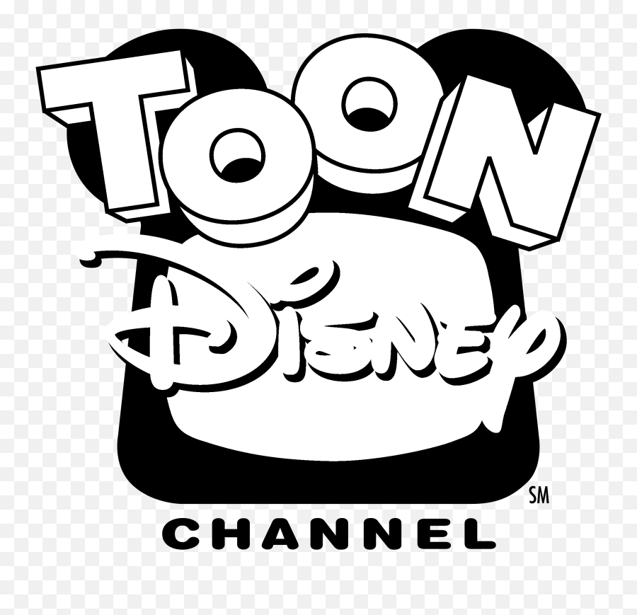 Toon Disney Channel Logo Black And - Toon Disney Channel Logo Vector Png,Toon Disney Logo