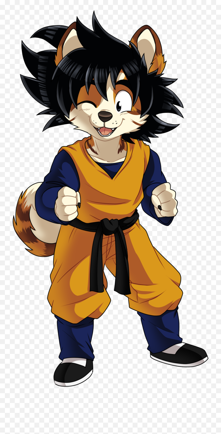 Kami - Sama Puede Ser Muy Cruel U2014 Goten Is Full Of Energy Too Cartoon Png,Goten Png