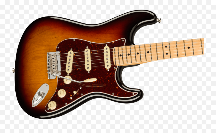 Fender American Professional Ii Stratocaster 3 Tone Sun - Burst Fender Player Strat Plus Top Png,Hofner Icon Series Beatle Bass Guitar Sunburst