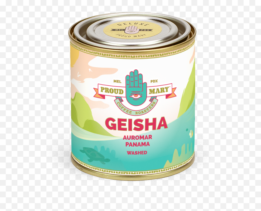 Limited Panama Auromar Geisha Washed 100gm Tin - Cylinder Png,Geisha Icon Png