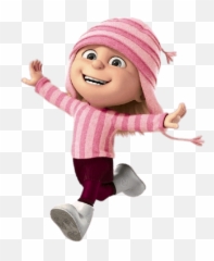 Check Out This Transparent Despicable Me Edith Gru Png Image - Girls Of Despicable Me,Me Png