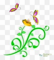 Free Clipart - 1001freedownloadscom Small Flowers And Butterflies Clipart Png,Art Clipart Png