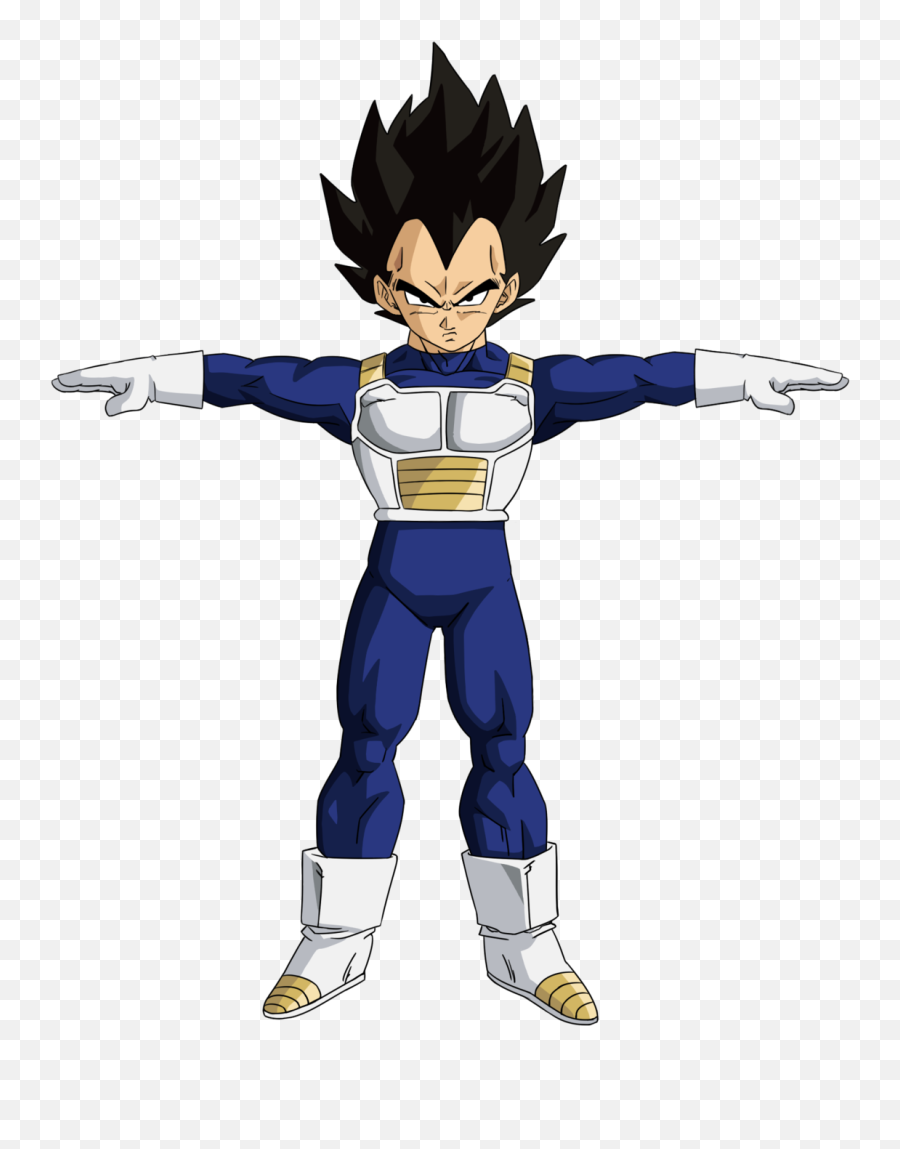 Have A Transparent T Posing Vegeta - Vegeta Yamamuro Vs Shintani Png,T Pose Png