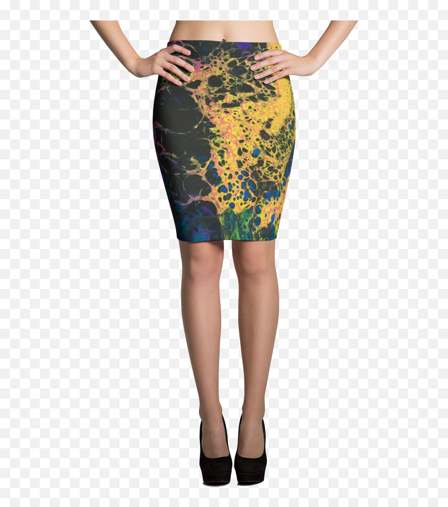 Solar Flare Pencil Skirt - Fitted Skirt Png,Solar Flare Png