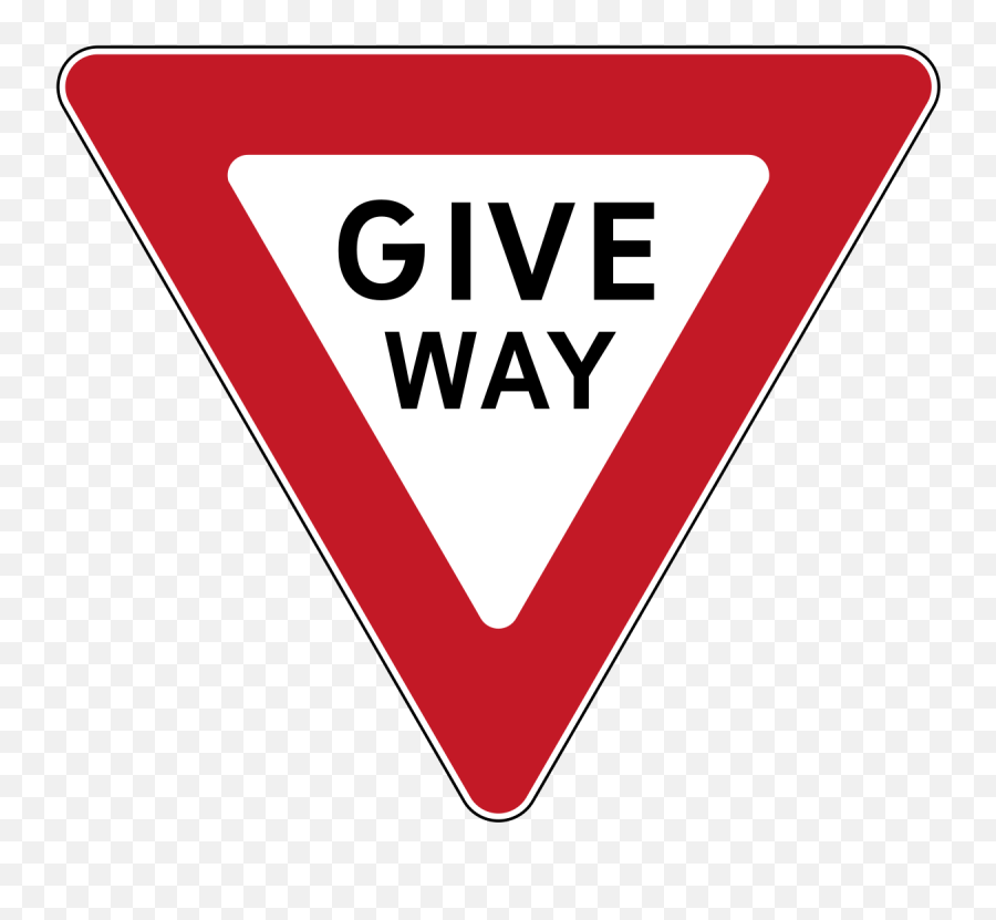 Filephilippines Road Sign R1 - 2svg Wikipedia Nz Give Way Sign Png,Road Transparent Background