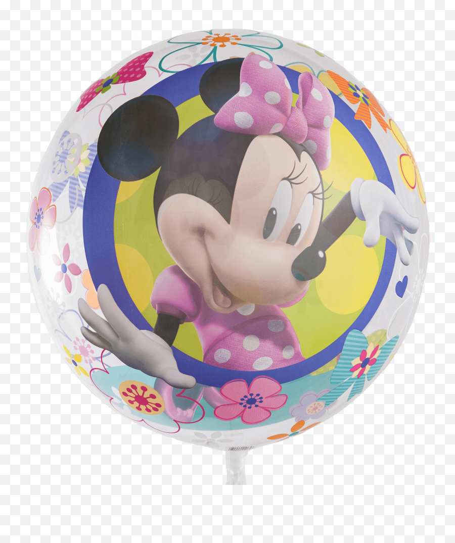 Download Disney Minnie Mouse Bow - Tique Bubble Balloon Minnie Mouse Party Supplies Png,Minnie Mouse Bow Png
