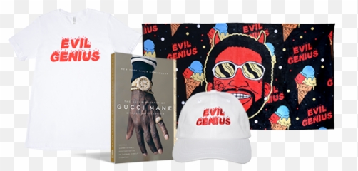 Gucci Mane The Autographed Evil Genius Merch Pack Sweepstakes - Baseball Cap Png,Gucci Mane Png