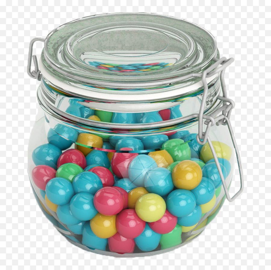 Transparent Jar Candy Picture 1232654 - Candy Jar Png,Jelly Bean Png